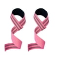 thumbnail image 1 of Par de Straps Gym ATOM FITNESS Correas Levantamiento Pesas Crossfit rosa 62*4 cm, 1 of 6