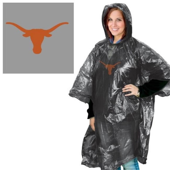 Wincraft 9960625316 NCAA Texas Longhorns Rain Poncho