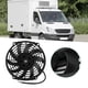 thumbnail image 4 of Ventilador de aire acondicionado universal para coche, 24 V, 9 pulgadas, con aspas curvas, condensador eléctrico, 4 of 9