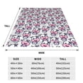 thumbnail image 3 of Honeii Baby Cow Print Fleece Blanket - Throw Blanket for Bed, Sofa, Couch, Camping, and Travel , Microplush Ultra Soft Warm Blanket-40"x30", 3 of 7