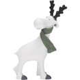 thumbnail image 1 of Decoración del hogar, estatua de resina, decoración de animales para sala de estar, regalo de Navidad divertido, ciervo, decoración moderna, mira hacia atrás, 1 of 5