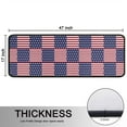 thumbnail image 5 of Kitchen Rugs Sets Of 2,Red White and Blue Star Striped Pattern Anti Fatigue Kitchen Mat Rugs Non Slip Washable,Decorative Kitchen Floor Mats for Kitchen,Sink,Laundry,17"x47"+17"x47", 5 of 5