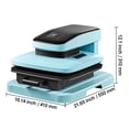 thumbnail image 5 of SKYSHALO 2 in 1 Auto Heat Press Machine for T Shirts, T-shirt Press Machine 15x15 with Auto Release, Heats Up Fast & Distribute Heat Evenly, Intelligent Heat Press Machines for Sublimation, 5 of 9