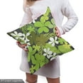 thumbnail image 4 of Ambesonne Sage Fabric by the Yard Upholstery, Nostalgia Vintage Foliage, 3 Yards, Green Black White, 4 of 4