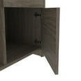 thumbnail image 2 of Bestar Equinox 56W L-Shaped Desk in slate & walnut grey, 2 of 7