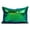 Teal, variant on SARO 16 x 24 in. Rectangle Sirun Sequin Mermaid Design Down Filled Throw Pillow Copper