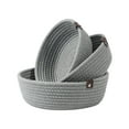 thumbnail image 2 of Uutvmp Storage Basket, Set of 3 Cotton Rope Nesting Bowls, Small Catch All Basket, Cute Closet Baskets and Bins for Shelves, Mini Table Basket Organizer for Small Accessories, 2 of 7