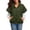 Army Green, variant on Puffer Vest for Women Trendy Casual Stand Neck Short Sleeve Quilted Padded Outerwear Lightweight Full Zipper Wind‑Resistant Warm Gilet with Pockets