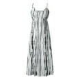 thumbnail image 3 of Fesfesfes Women Dress Tie-Dye Beach Pullover Maxi Boho Sundress Ladies Loose Long Slip Dress Plus Size $10, 3 of 5