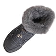 thumbnail image 2 of Miluxas Women's Hiking Boots Plush Warm Cotton Shoes Wear-resistant Anti-slip Soles Snow Boots Cotton Shoes Outdoor Sports Shoes Gray 7.5(40), 2 of 9