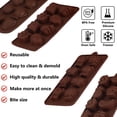thumbnail image 4 of Molde de silicona de 4 piezas, horneado de silicona antiadherente de calidad alimentaria, molde para dulces, molde para mantequilla con diferentes formas, 4 of 5