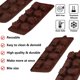 thumbnail image 4 of Molde de silicona de 4 piezas, horneado de silicona antiadherente de calidad alimentaria, molde para dulces, molde para mantequilla con diferentes formas, 4 of 5