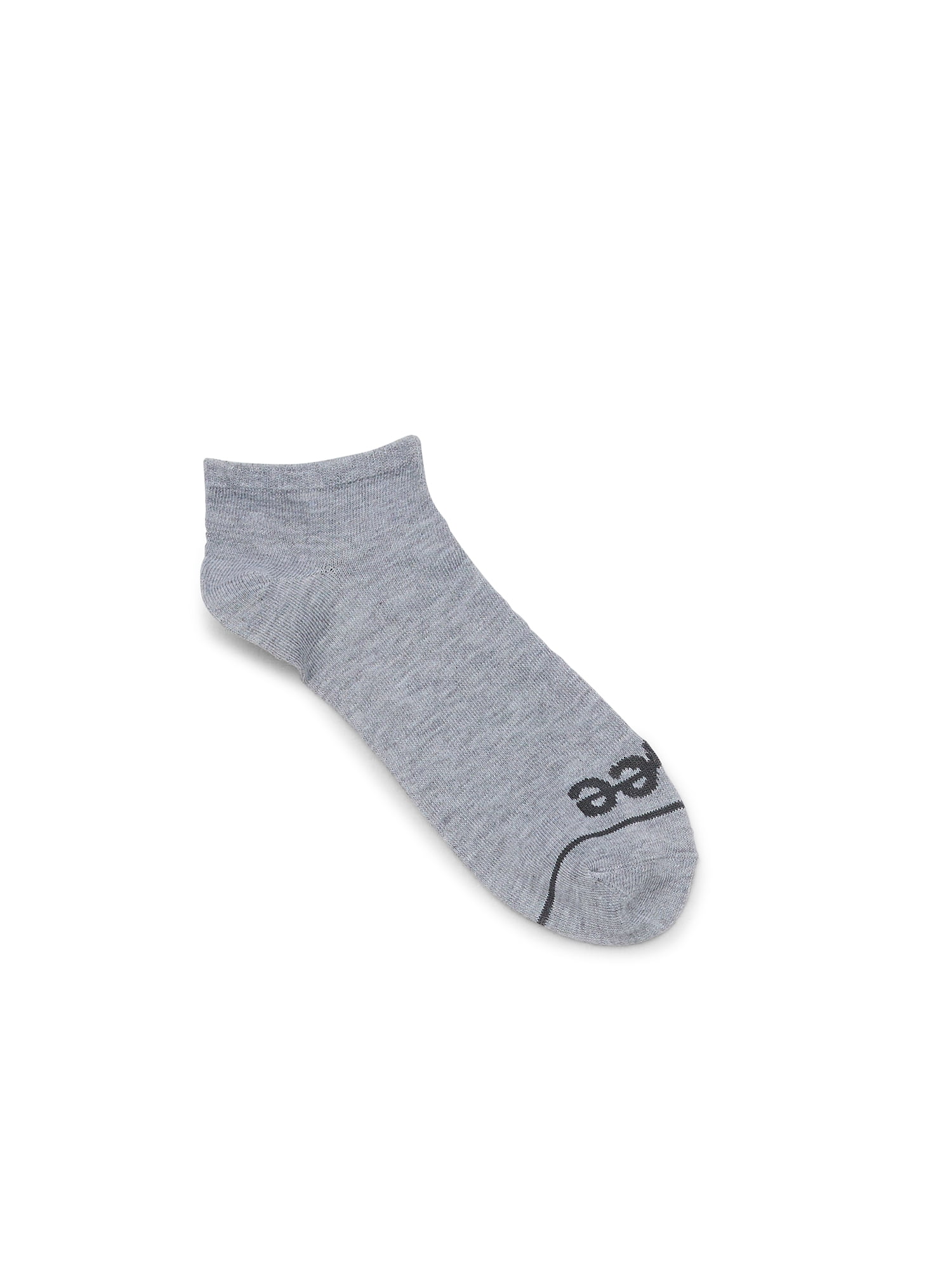 Lee Iconic Originals Men’s No Show Socks, Breathable Heel Socks, 6-12, Heather Grey, 20-Pack