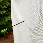 Archery Backstop Nets - White [10ft x 10ft]  High-quality netting made from close mesh knitted HTTP with backstop system, perfect for protecting archers & spectators in practice or tournament.