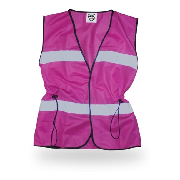 Chaleco De Seguridad Rosa Brigadier Cintura Ajustable MR Seguridad mr SR1014