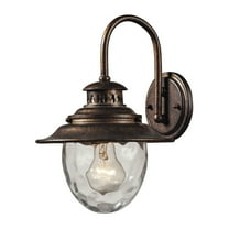 Elk Home 8-Inch Wide Outdoor Searsport Wall Sconce, Regal Bronze