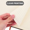 thumbnail image 3 of unbranded Cuaderno Negro Con Y Banda Para Diario Elegante Y Notas Multifuncionales, 3 of 6