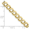 thumbnail image 5 of 14K Yellow Gold 5.25mm Semi-Solid Curb Chain (18 X 5.25) Made In South Africa bc108-18, 5 of 5