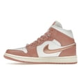 thumbnail image 2 of Jordan Women's 1 Mid SE Red Stardust Basketball Shoes, from StockX, 2 of 5