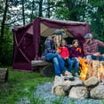 thumbnail image 5 of CLAM 12.5” x 12.5” Quick-Set Pavilion Tent Canopy with Wind Panels, Plum, 5 of 7