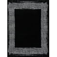 thumbnail image 2 of Beverly Rug Indoor Area Rug Modern, Easy Cleaning Carpet for Living Room, Black Off White, 8' x 10', 2 of 8