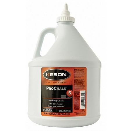 UPC: 0052837006311 | Keson Marking Chalk Refill White 5 Lb 105W