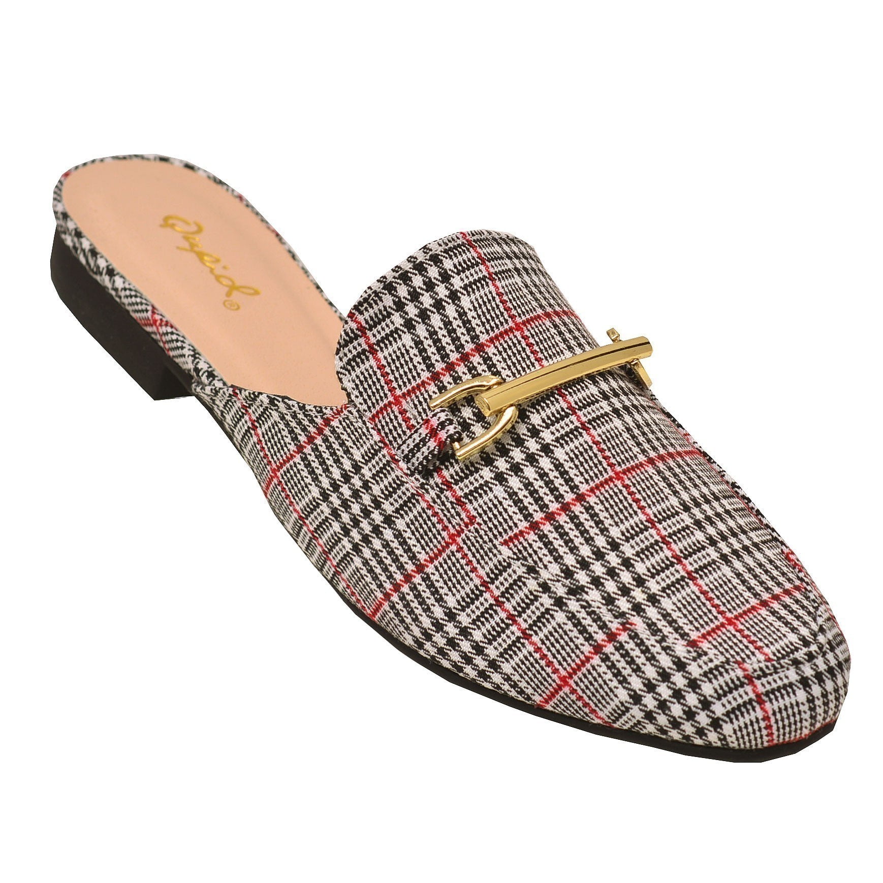 sperry plaid mules