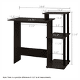 thumbnail image 3 of Furinno Efficient Wood Home Laptop Notebook Computer Desk in Espresso/Black, 3 of 3
