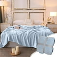 thumbnail image 1 of Throw Blankets Soft Fuzzy Warm, Fuzzy Throw Blankets Couch Fleece, Throw Blankets Bed Cozy Machine Washable Plush Thick Comfy Checkered Furry Sofa, 1 of 8
