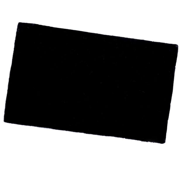 Alfombra de salón, tapete de felpa de imitación de piel para dormitorio, 60x90 cm Negro