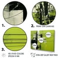 thumbnail image 3 of Designart "Olive Order In Minimalist Power Lines" Power Lines Wall Decor, 3 of 7