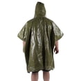 thumbnail image 4 of Emergency Survival Poncho, Lightweight 30?m Thickness Reusable PE Aluminum Film Outdoor Waterproof Raincoat  Size For Hiking, 4 of 8