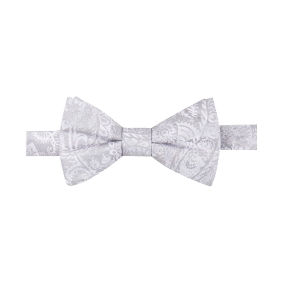 Ryan Seacrest Mens Brookshire Self-tied Bow Tie, Grey, One Size