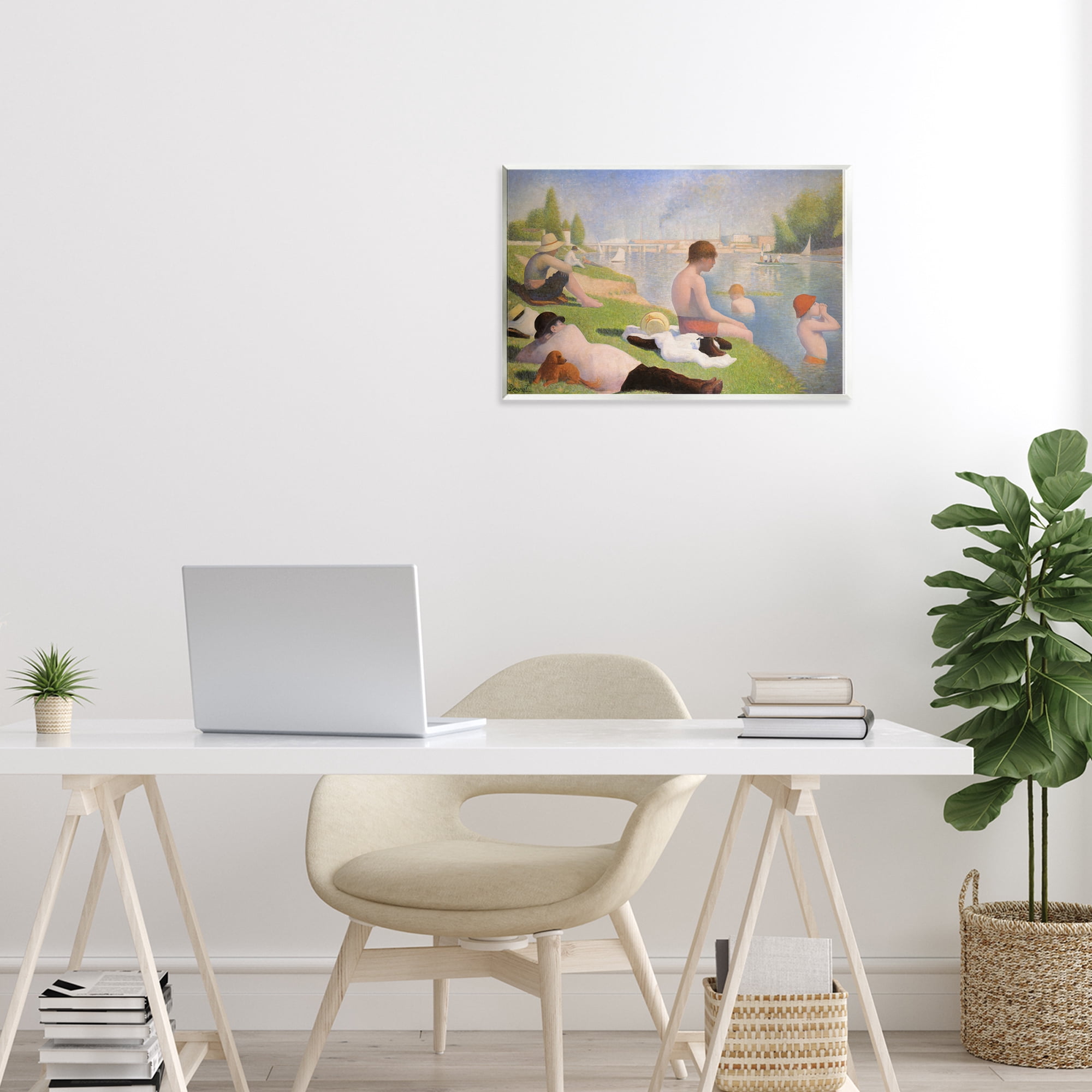 Stupell Industries Afternoon Bathers Georges Seurat Wall Plaque Art, design by Georges Seurat