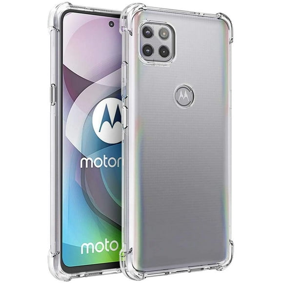 [PST] Motorola Moto One 5G Ace Case, Ultra Slim Soft TPU Silicone Anti-Scratch Shockproof Bumper Back Case Cover