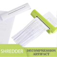 thumbnail image 3 of Mini Handheld Rotary Paper Shredder for Office & Classroom - Secure Document/Craft Confetti Maker, 3 of 5