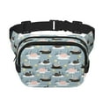 thumbnail image 1 of Fotbe Swan Princess On Lake Cangurera Cuadrada con Estampado de Doble Capa, Bolsa de Cintura Ajustable Mini para Hombres y Mujeres, 1 of 9