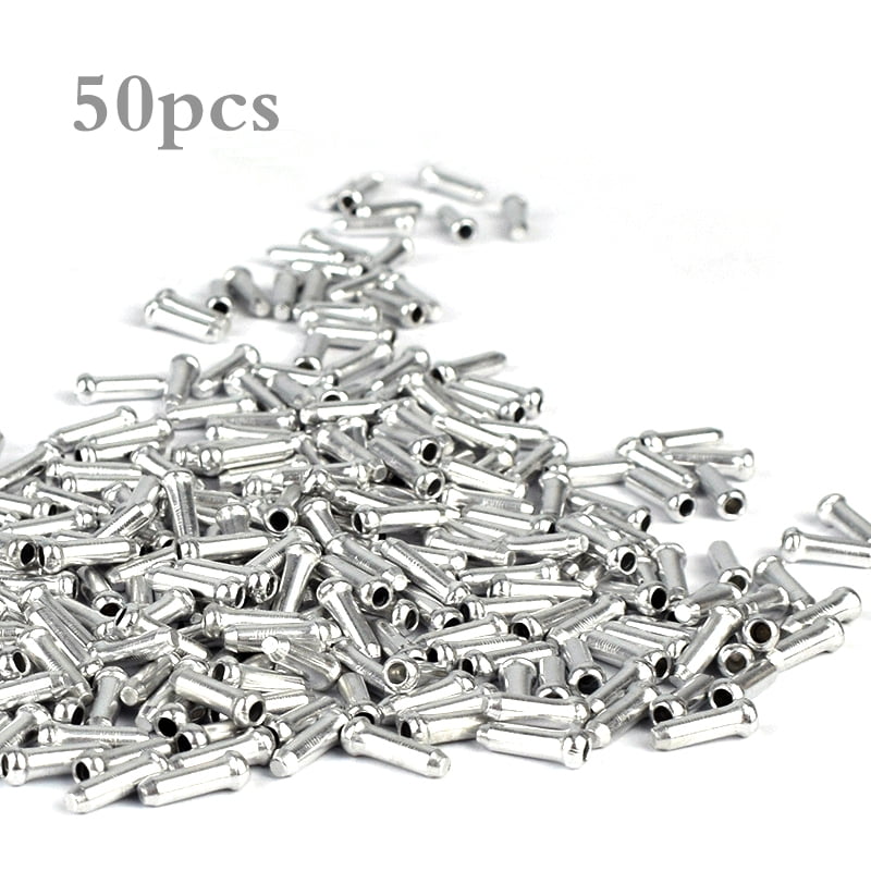 Details about   10 Silver End Caps Bicycle Bikes Wire Gear Shifter Brake Cable Crimp Ferrules 