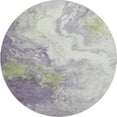 thumbnail image 2 of Addison Rugs Mayfield Premium Machine Washable Transitional Abstract Lavender Round Rug, 8' x 8', 2 of 6