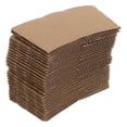 thumbnail image 3 of EeaseMX 100 fundas de papel desechables corrugadas para vasos calientes, fundas aislantes térmicas, 3 of 8