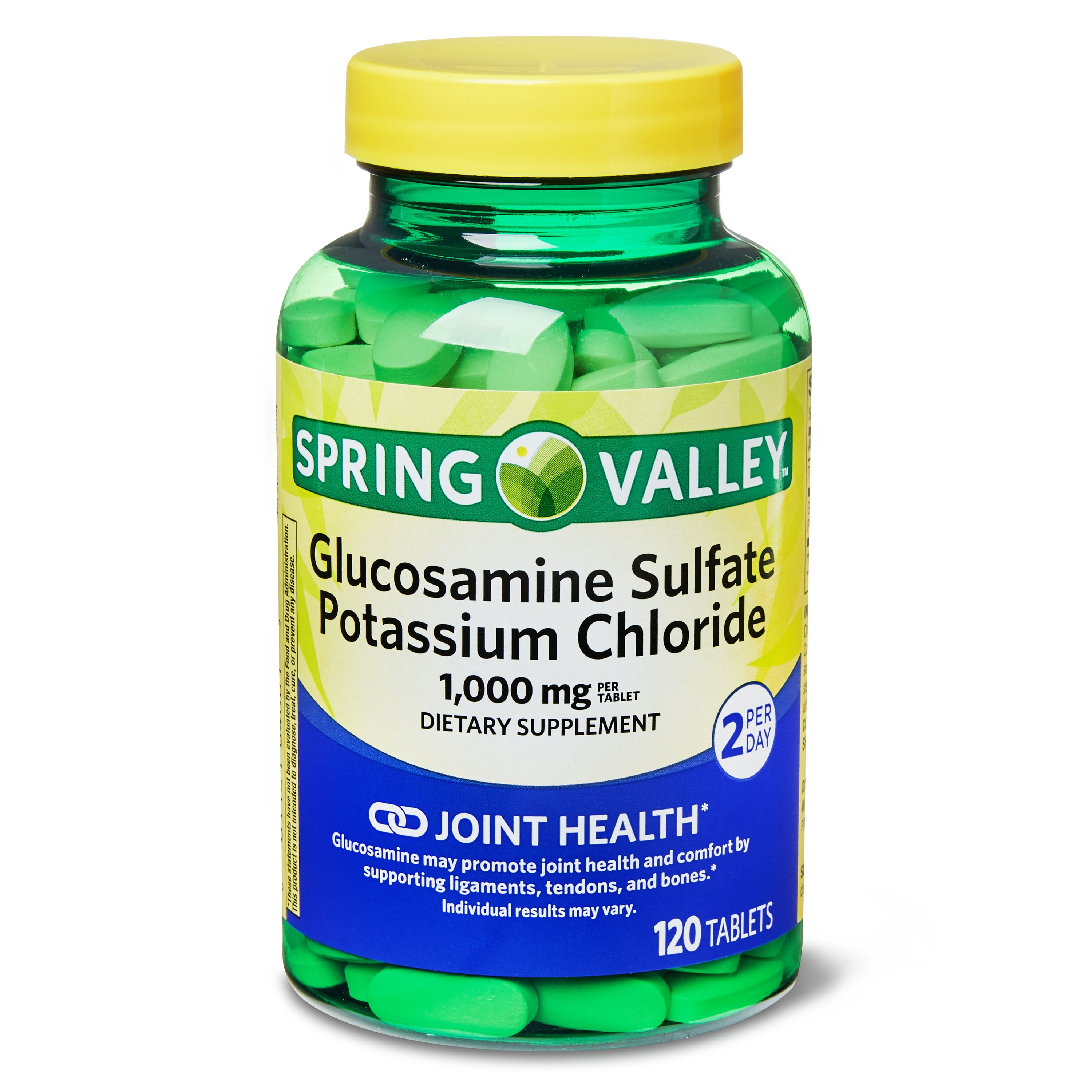 Spring Valley Glucosamine Sulfate Potassium Chloride Tablets, 1000 mg