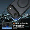 thumbnail image 5 of BENTOBEN Case for iphone Air Compatible with Mag-Safe 6.5" Metal Frame Slim Tpu Matte Shockproof Protective Cover Black, 5 of 7