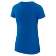 thumbnail image 3 of Women's G-III 4Her by Carl Banks Royal Los Angeles Dodgers Super-Slim Fit Lightweight Collage Team Graphic Crew Neck, 3 of 5