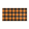 thumbnail image 2 of Dailycode Orange Black Scottish Tartan Bathroom Rugs Non Slip Absorbent Soft Plush Quick Dry Bath Mat, 39"x20", 2 of 8
