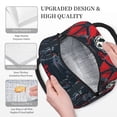 thumbnail image 3 of Yiaed Red Black Eastern Panda Warrior Print Lunch Bag Adult Insulated Lunch Box, Leakproof Cooler Food Lunch Containers Reusable High Capacity Lunch Tote Bags-One Size, 3 of 6