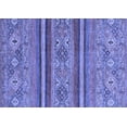 thumbnail image 1 of Ahgly Company Indoor Rectangle Abstract Blue Modern Area Rugs, 4' x 6', 1 of 4
