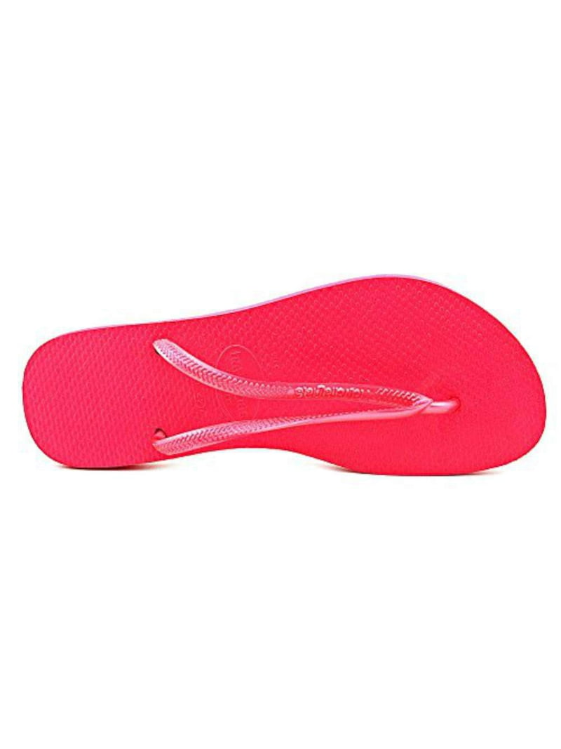 Havaianas Women's Slim Shocking Pink Rubber Sandal 10M