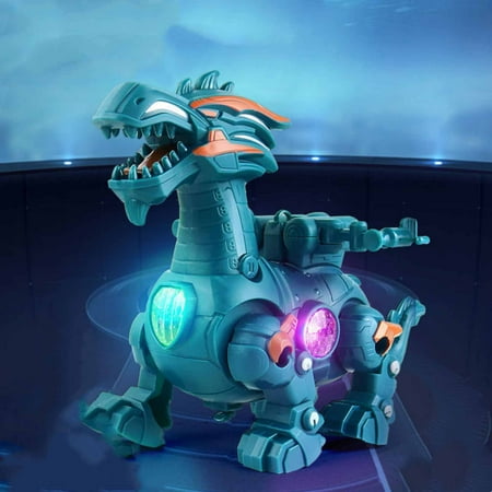 

RnemiTe-amo on Sale！Kids Leash Toys Light Leashing Dinosaur Mechanical Dragon Electric Music Toy