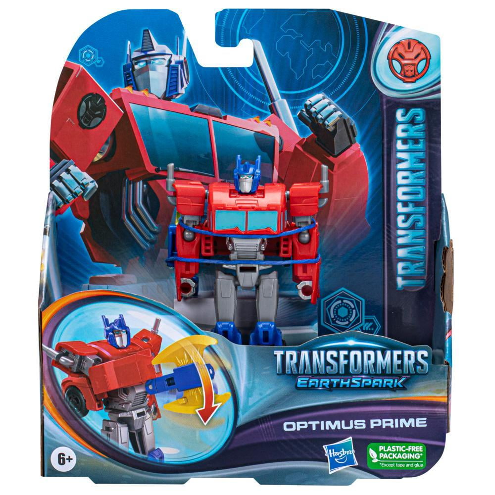 Transformers: EarthSpark Optimus Prime Kids Toy Action Figure for Boys and Girls Ages 6+ (5”)