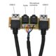 thumbnail image 4 of Panel de carcasa frontal USB 3,0 + usb3.0 + h D puertos de conector de audio tablero I/o + cable interno Feliz Sencillez, 4 of 5